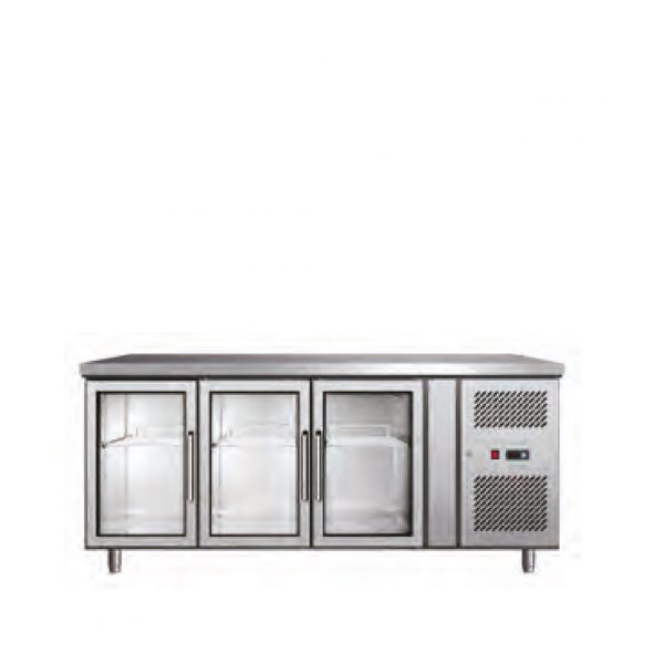 Comptoir Réfrigéré 3 Portes Vitrées 1800 – CUISIFRIOT